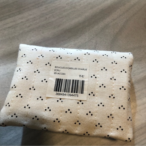 Sézane Charlie earrings in ecru - Picture 5 of 7